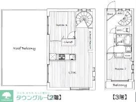 La via belle成城の物件間取画像