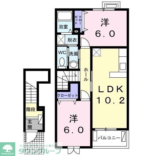 ルーツの物件間取画像