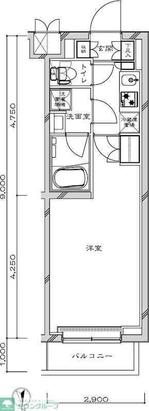 ルーブル聖蹟桜ヶ丘の物件間取画像