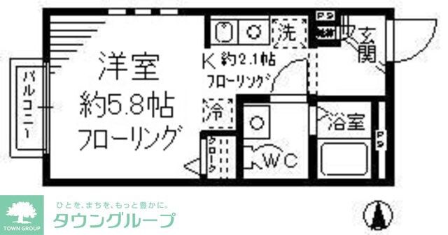 ベルファミーユの物件間取画像