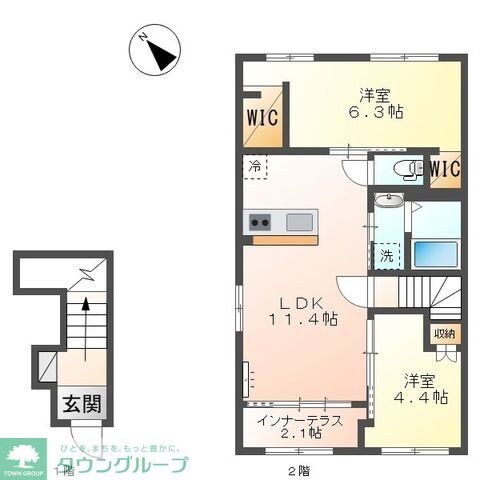 パルテノスの物件間取画像