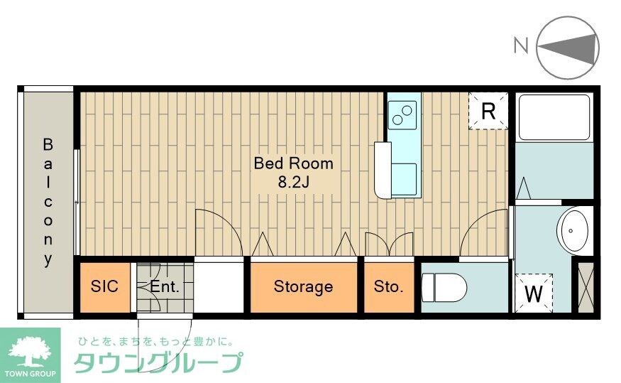 グランコート高尾町の物件間取画像