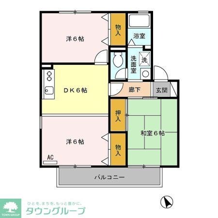 ボナール杉本の物件間取画像