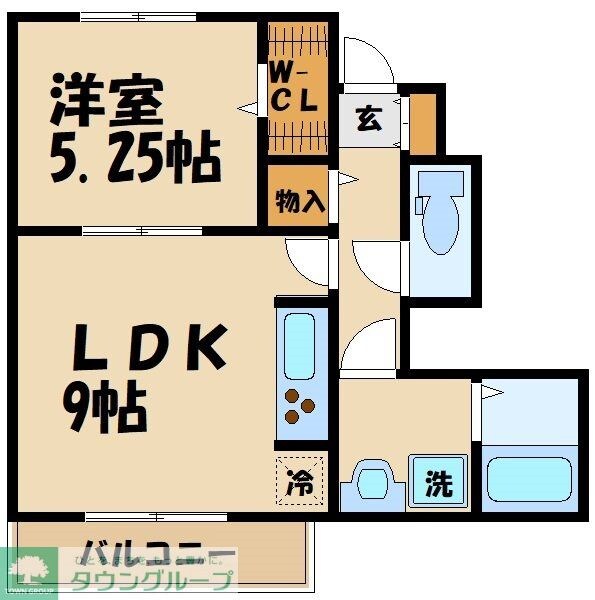 Berg Schokolade/ベルグショコラーデの物件間取画像