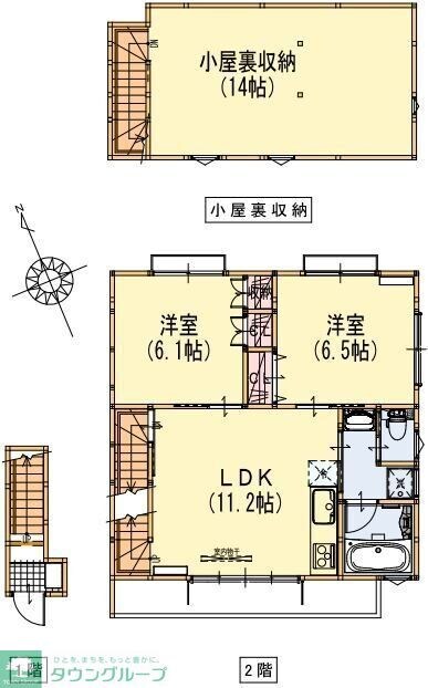 サニーグレイスの物件間取画像