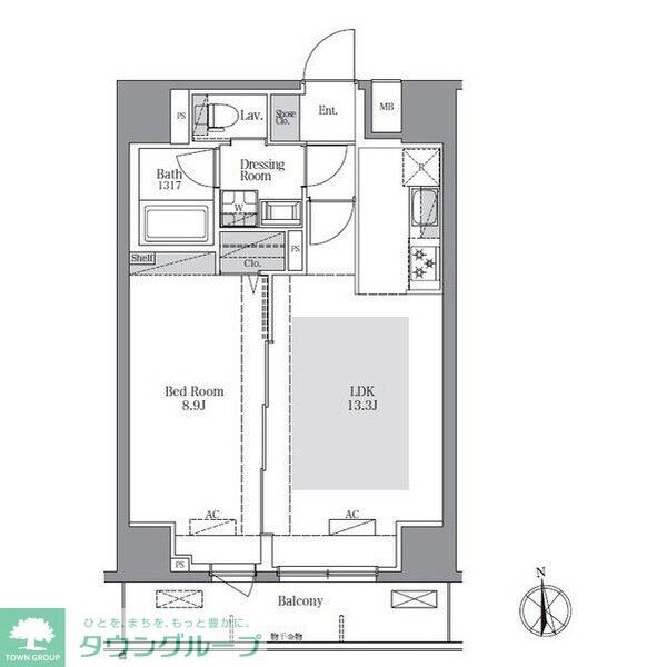 ラグゼナ八王子南町の物件間取画像