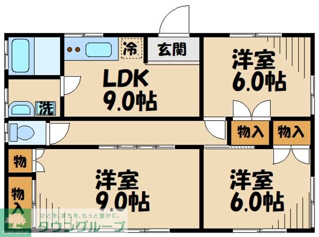 COMFORT INAGIの物件間取画像