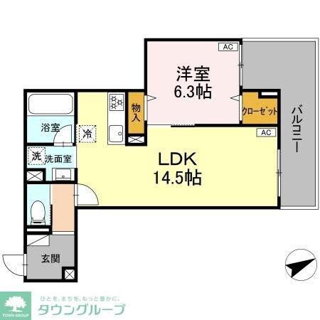 D-residence稲城の物件間取画像