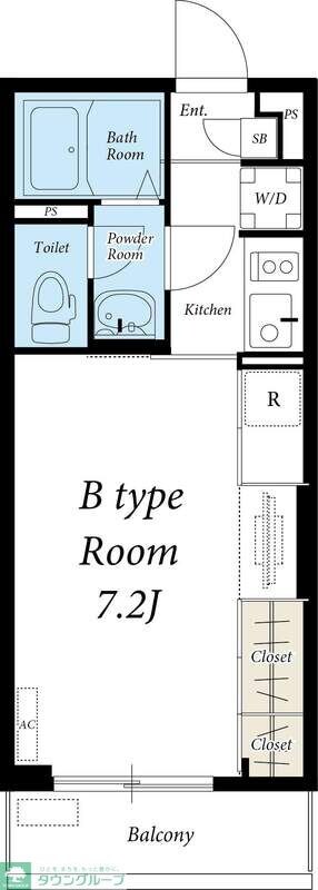 サードロック立川の物件間取画像