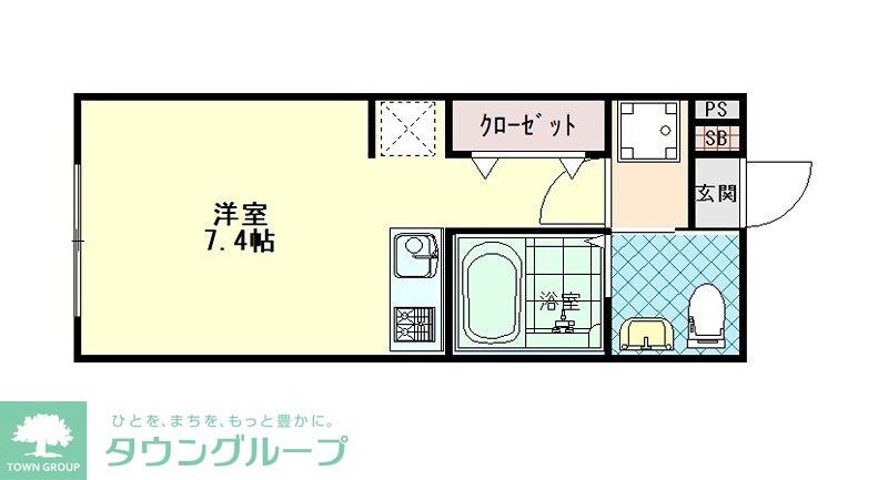 ルグレア八王子の物件間取画像