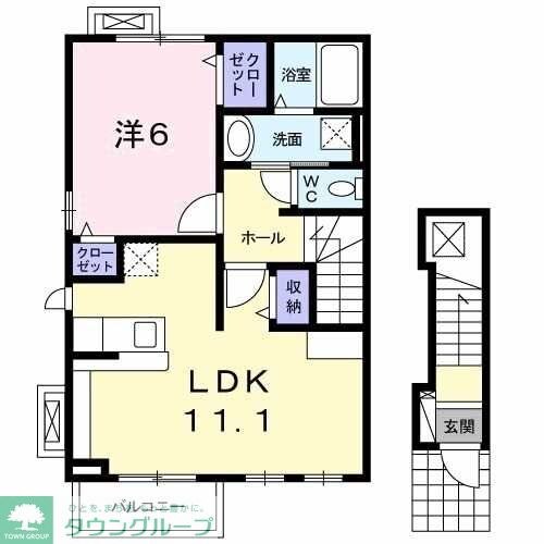 シャルム シャトレの物件間取画像