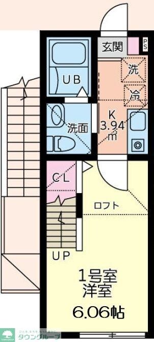 仮)シティハイツ京王堀之内の物件間取画像