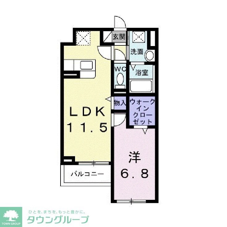 アンソレイユの物件間取画像