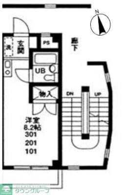 ラピュタ浜田山の物件間取画像