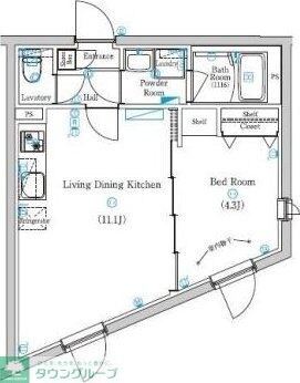 Mind Kyodoの物件間取画像