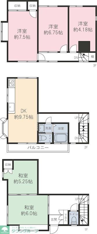 シャトレKAMIYAの物件間取画像