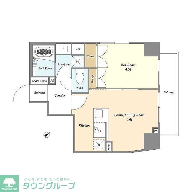 コンフォリア幡ヶ谷の物件間取画像