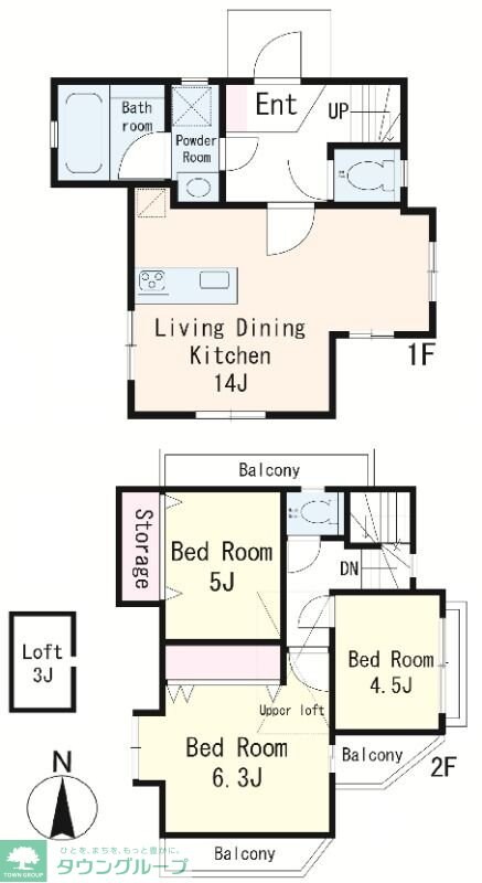 (仮称)下高井戸3丁目貸家の物件間取画像