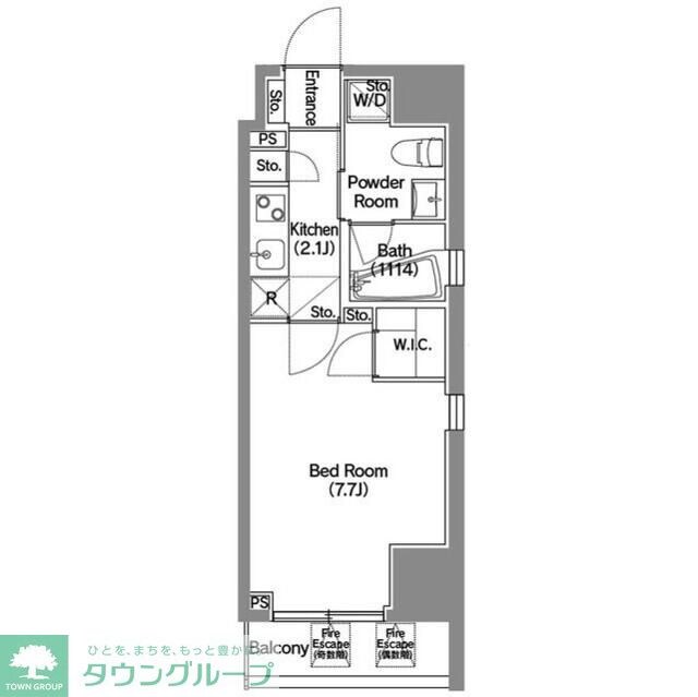 エスタート新宿の物件間取画像