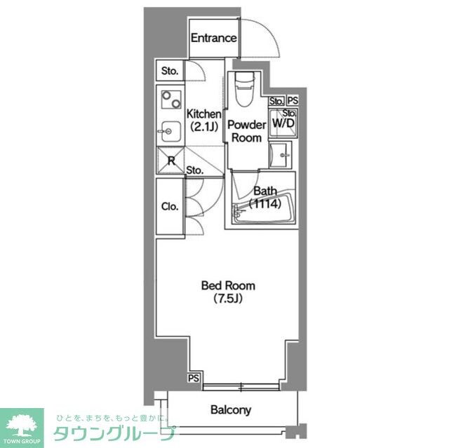 エスタート新宿の物件間取画像