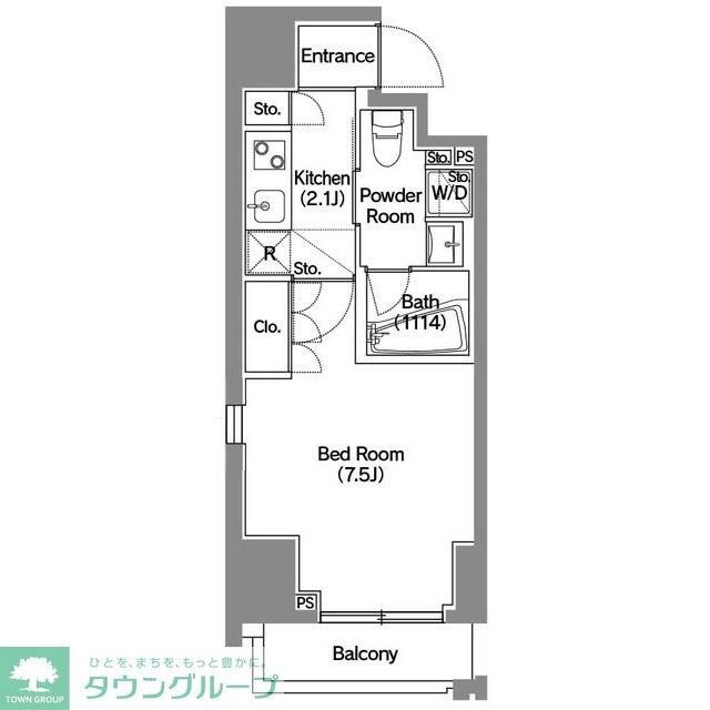 エスタート新宿の物件間取画像