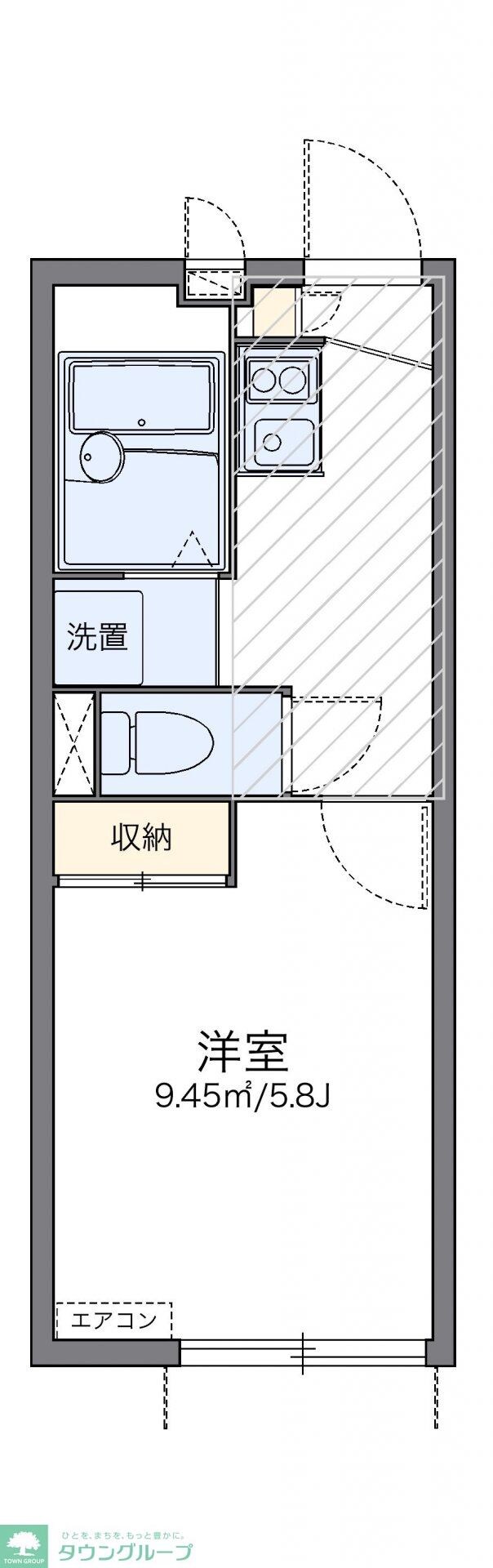 レオパレス経堂の物件間取画像
