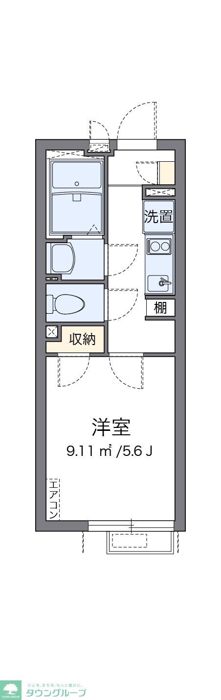 クレイノ西調布の物件間取画像