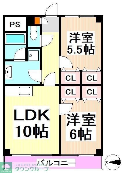 アルパイン松原の物件間取画像