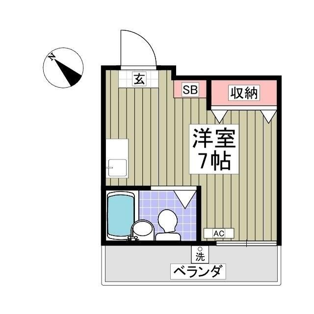 ウィンズベルIIの物件間取画像
