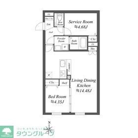 SOLASIA residence世田谷代田の物件間取画像