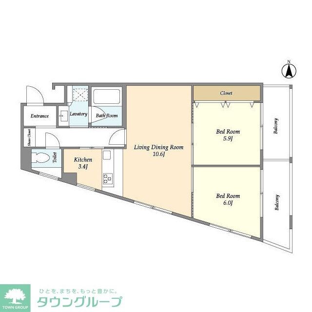 Gran Duo三軒茶屋IVの物件間取画像