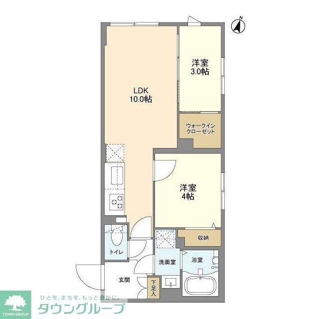 ウェルスクエア駒場東大前の物件間取画像