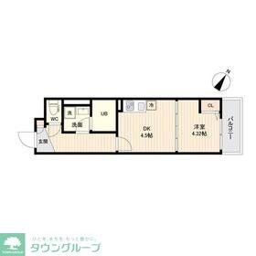 ラクラス三軒茶屋の物件間取画像