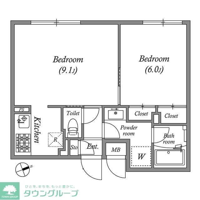 GranDuo千歳船橋IVの物件間取画像