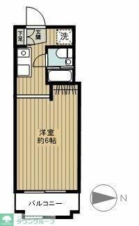 プリュメゾン駒沢の物件間取画像