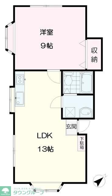 コーポコバヤシ第5の物件間取画像