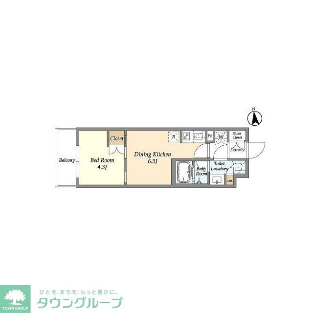 ベルファース三軒茶屋の物件間取画像