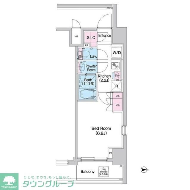 コンフォリア世田谷上馬の物件間取画像