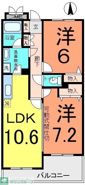 アメニティの物件間取画像