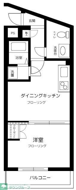 アルカンシェール三軒茶屋の物件間取画像