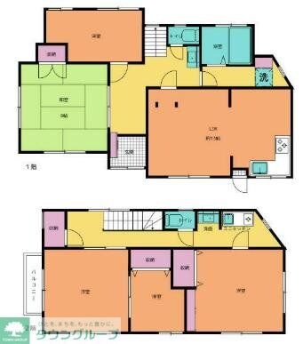 渋谷区本町5丁目戸建の物件間取画像