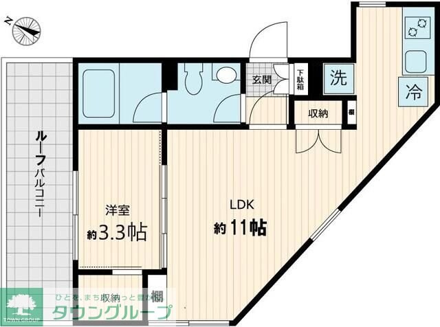 Fullea世田谷の物件間取画像