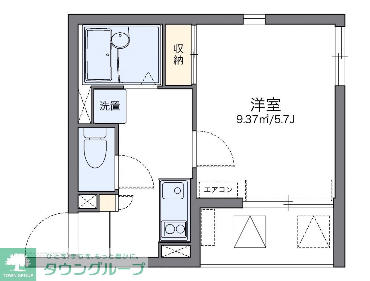 レオネクストKD2の物件間取画像