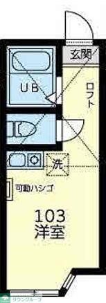 ユナイト中野島レーザーディマルコの物件間取画像