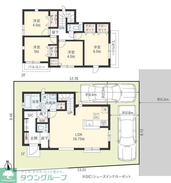 Sumai-to国分寺市新町01の物件間取画像