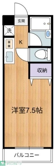 ハイツ空眠の物件間取画像