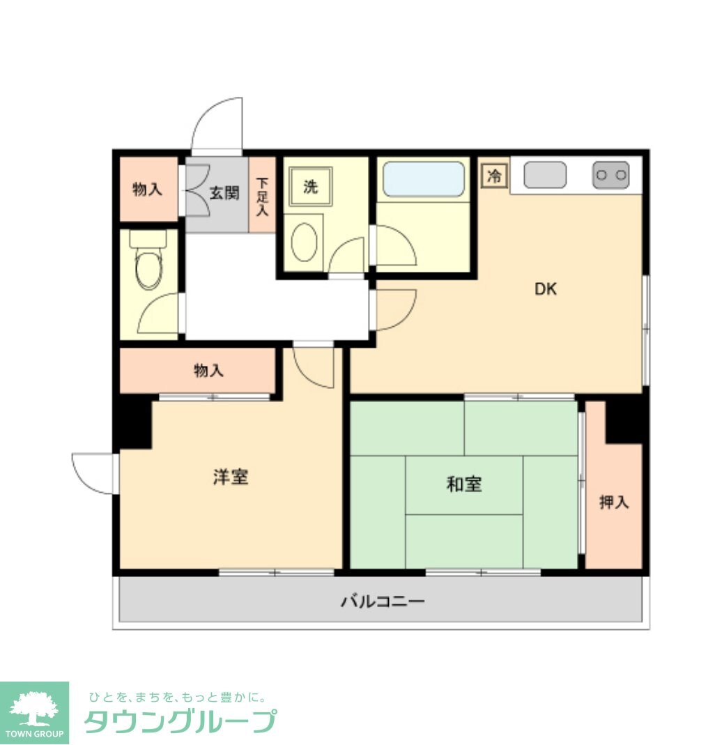 ミール千歳烏山の物件間取画像