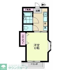 プライム篠田の物件間取画像