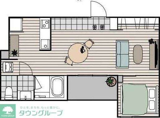 シーンプラス京王多摩川の物件間取画像