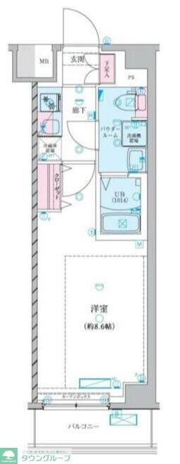 GENOVIA中野島の物件間取画像